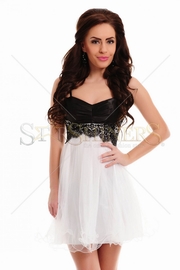 rochii de seara scurte cu tul