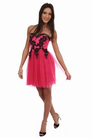 rochii de seara scurte rosii