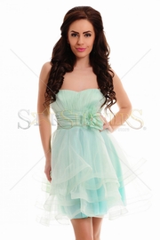 rochii de seara scurte verzi