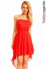 rochie rosie ieftina pentru nunta